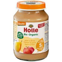 Holle Bio Organic Пюре ябочно-грушевое (5 мес+) 190 г